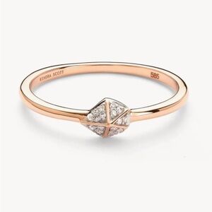 Kendra Scott 14k Rose Gold and Diamond Ring